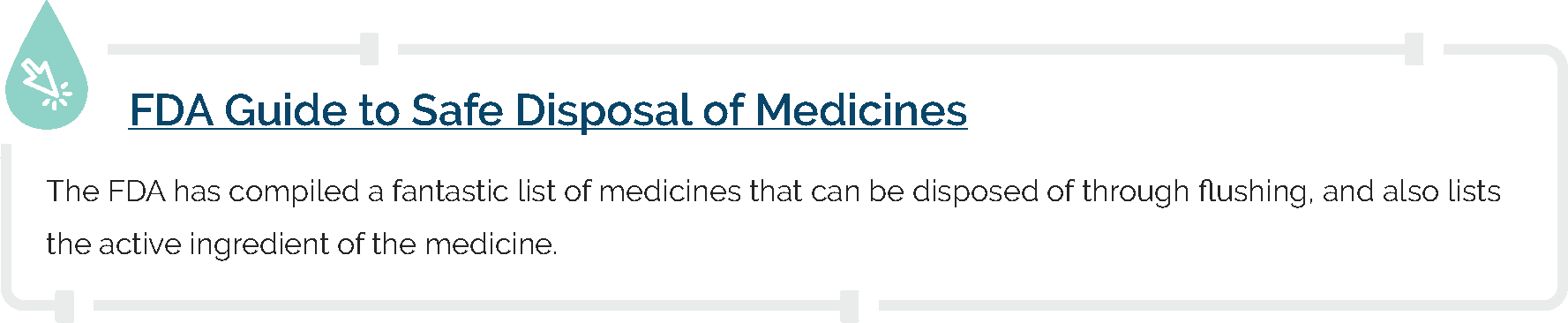 FDA Guide to Safe Disposal of Medicines