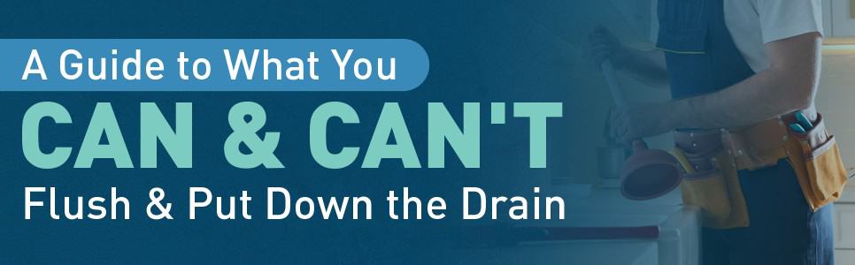 What Can You Flush? A Guide To What You Can and Can’t Flush or Put Down The Drain Featured Image