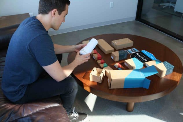 Senior Editor Andrew Garcia Unboxing the SimpliSafe Base Station