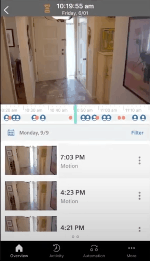 Cox Homelife Continuous Video Recording