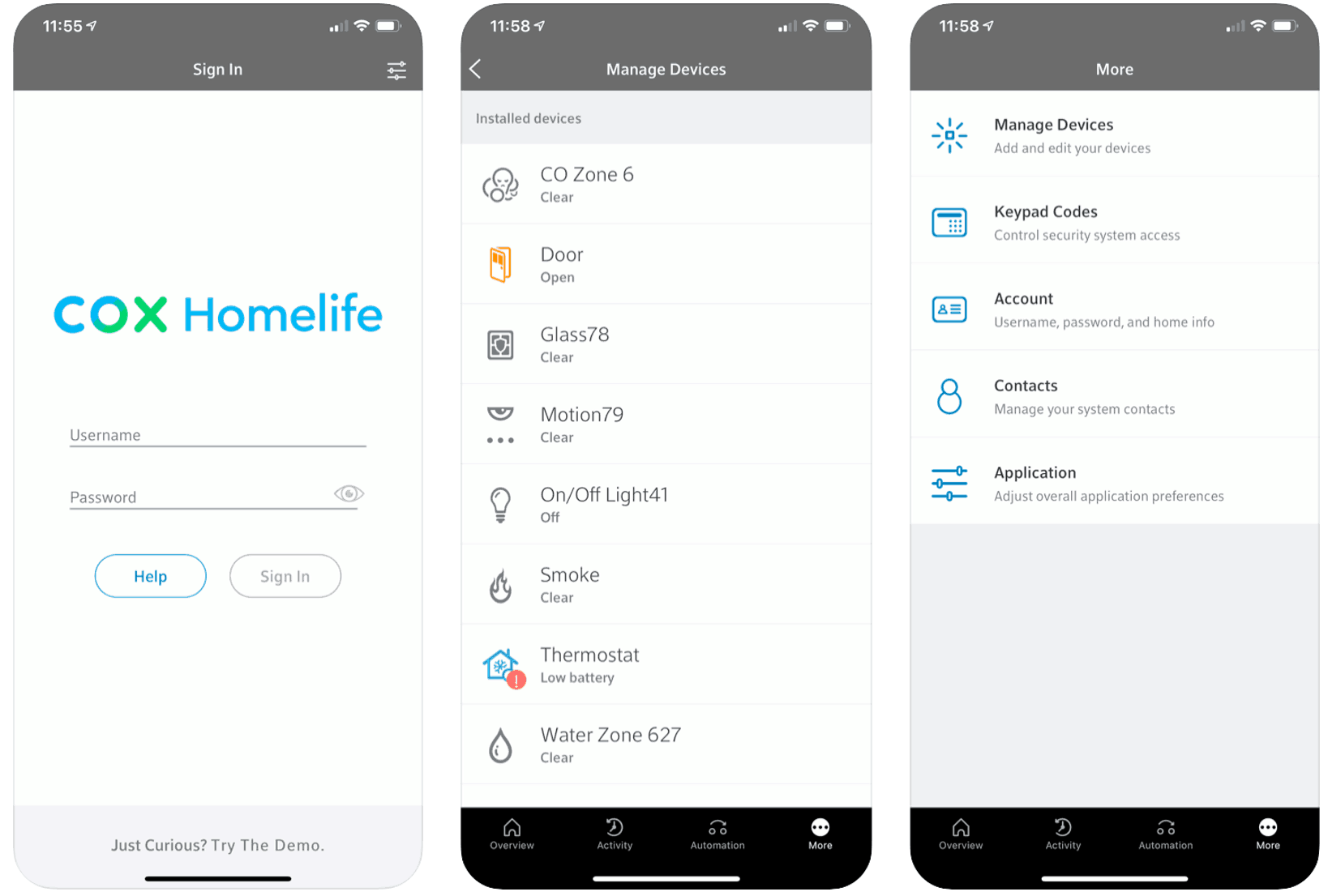 Cox Homelife Mobile App