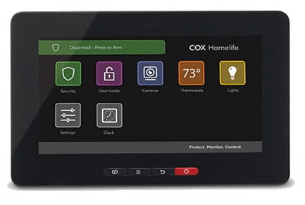 Cox Homelife Smart Security Touchscreen Control Panel