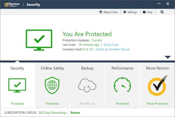 Norton LifeLock Security Subscription