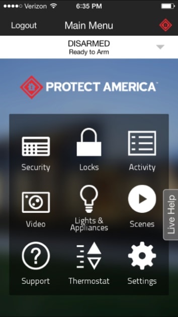 Protect America Mobile App
