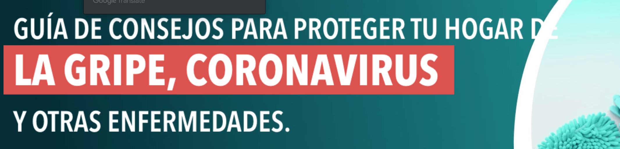 Guía de Consejos para Proteger tu Hogar de la Gripe, Coronavirus y Otras Enfermedades. Featured Image