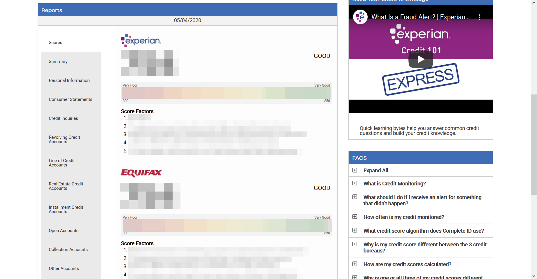 CompleteID Credit Monitoring