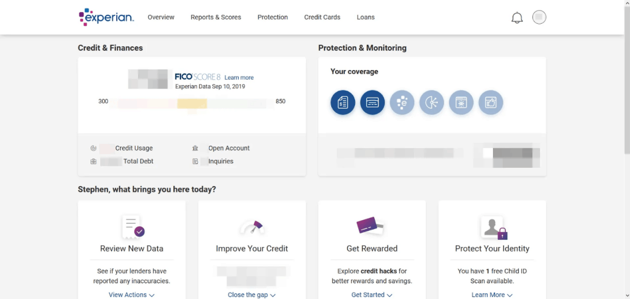 Experian IdentityWorks - Account Overview