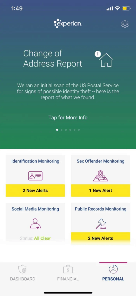 Experian IdentityWorks - App Alerts