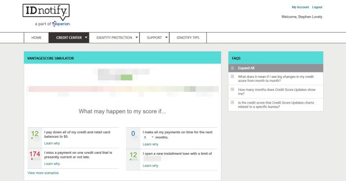 IDnotify - Credit Changes