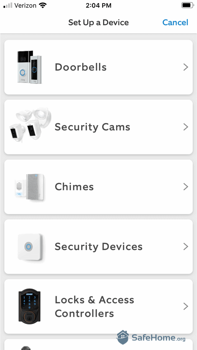 Ring Alarm App Device Setup