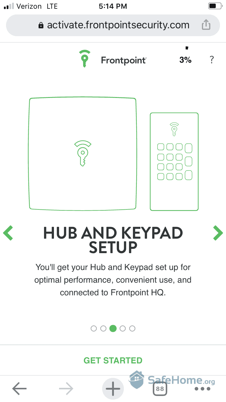 Frontpoint Hub and Keypad Setup