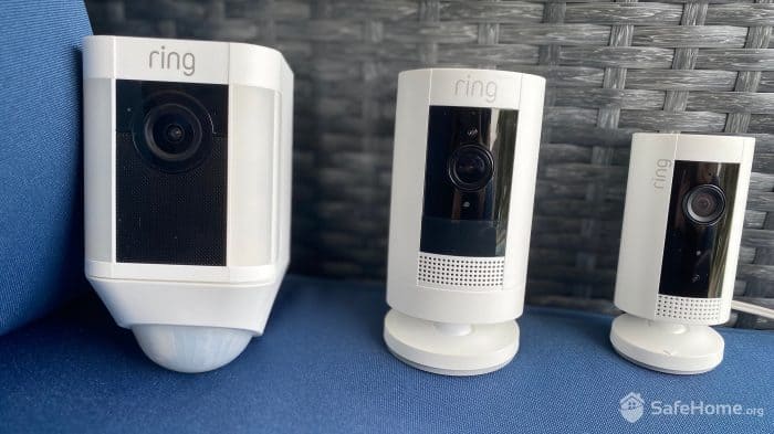 The lineup of Ring security cameras