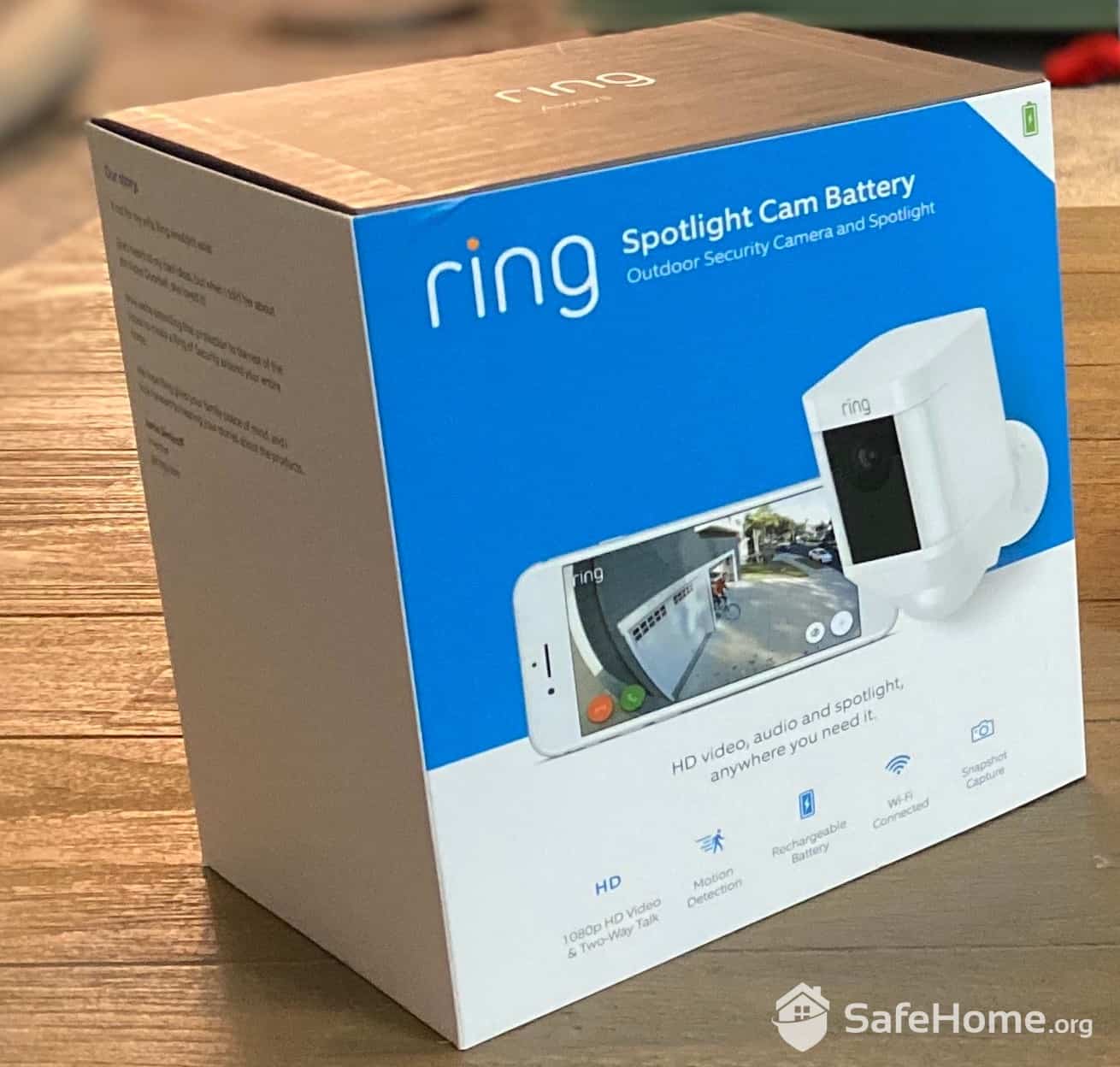 Ring Spotlight Cam Pro Battery, Outdoor Battery Powered Security Camera