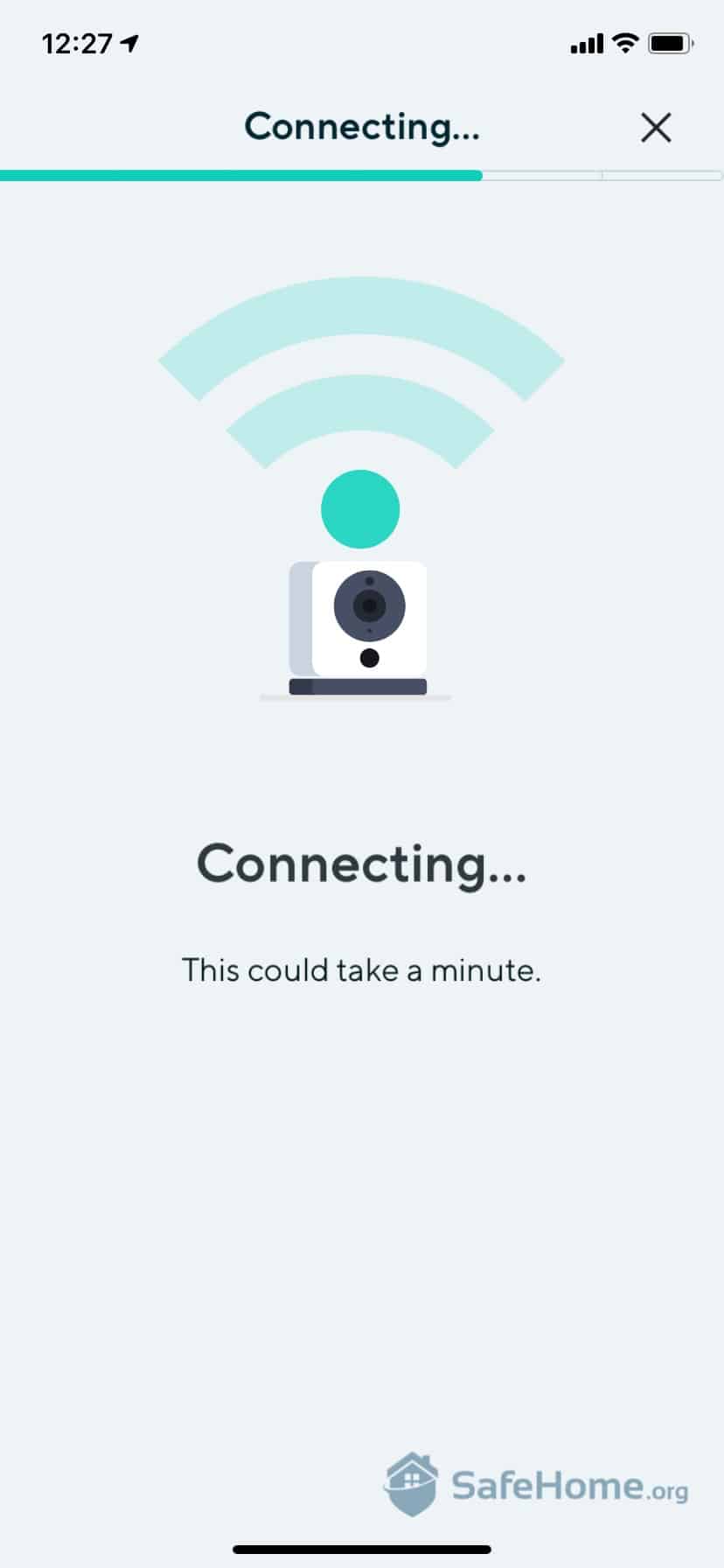 Wyze App Connecting