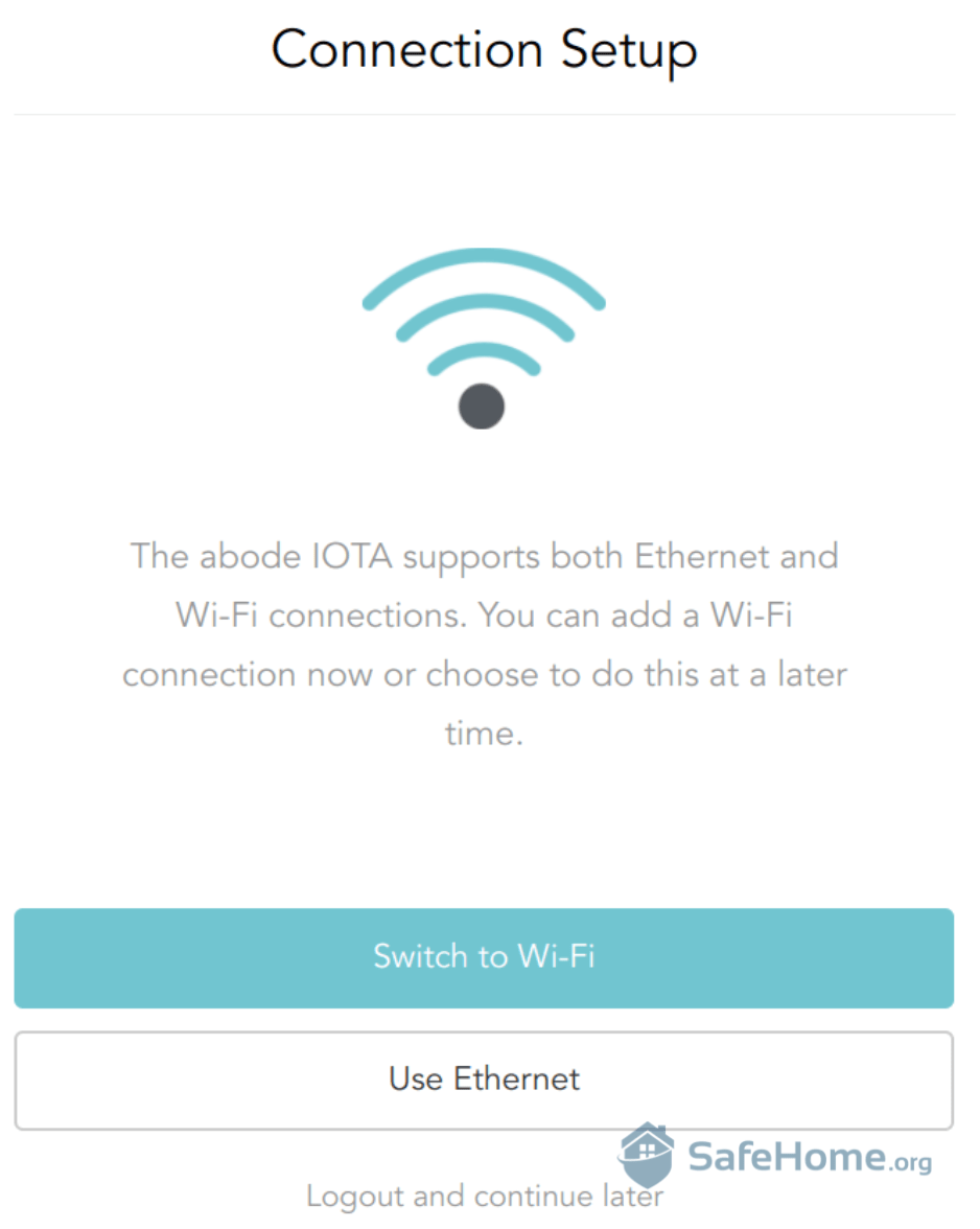 abode Connecting to WiFi