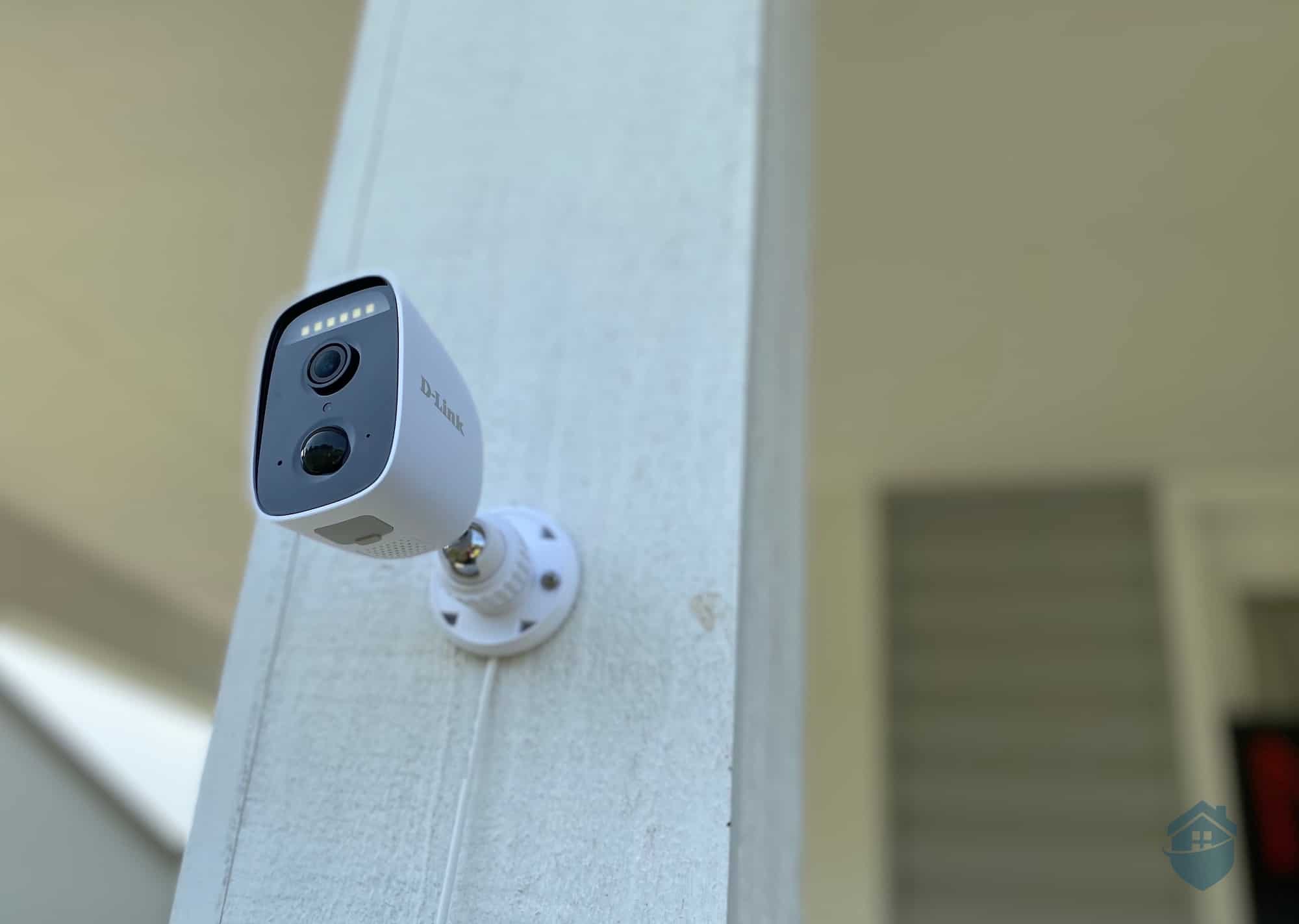 D-Link Camera Installed Outside