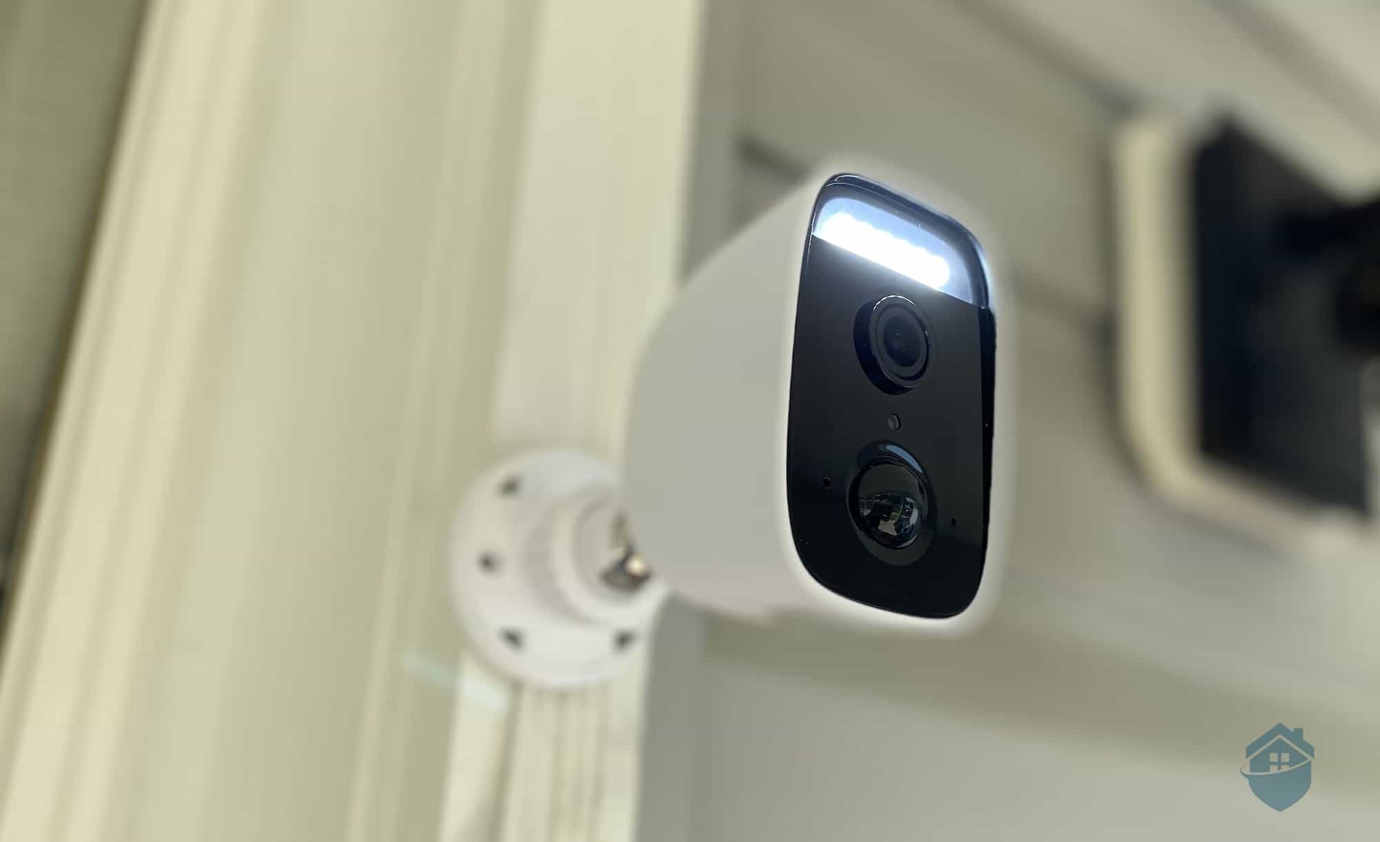 D-Link Camera Installed on Door Frame