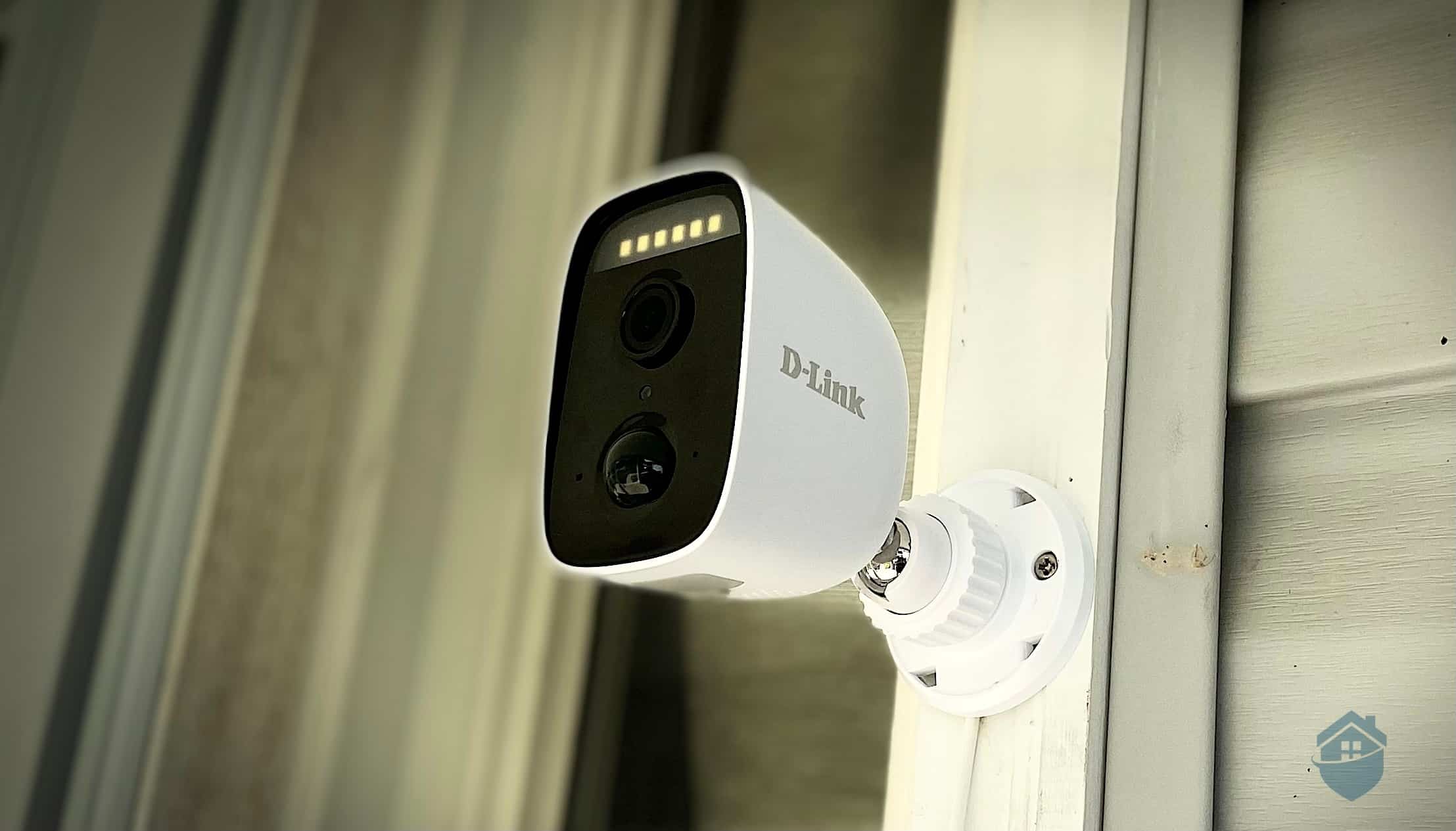 D-Link Camera on Door Frame