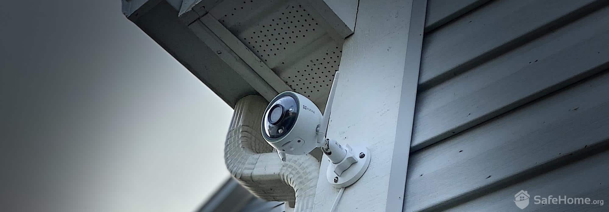 Ezviz C3N, installed outdoors