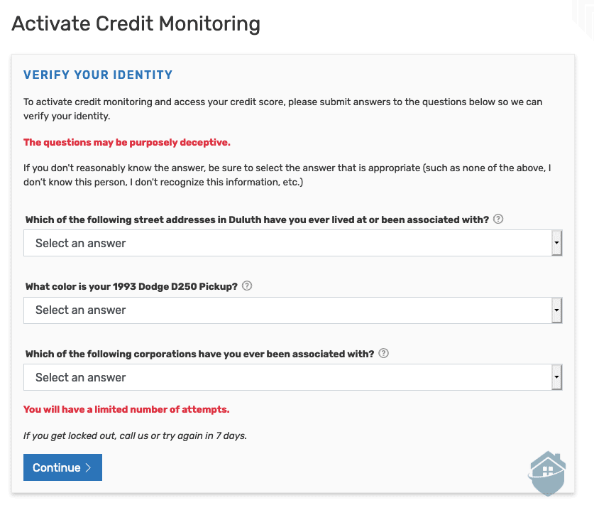 IDShield Credit Monitoring