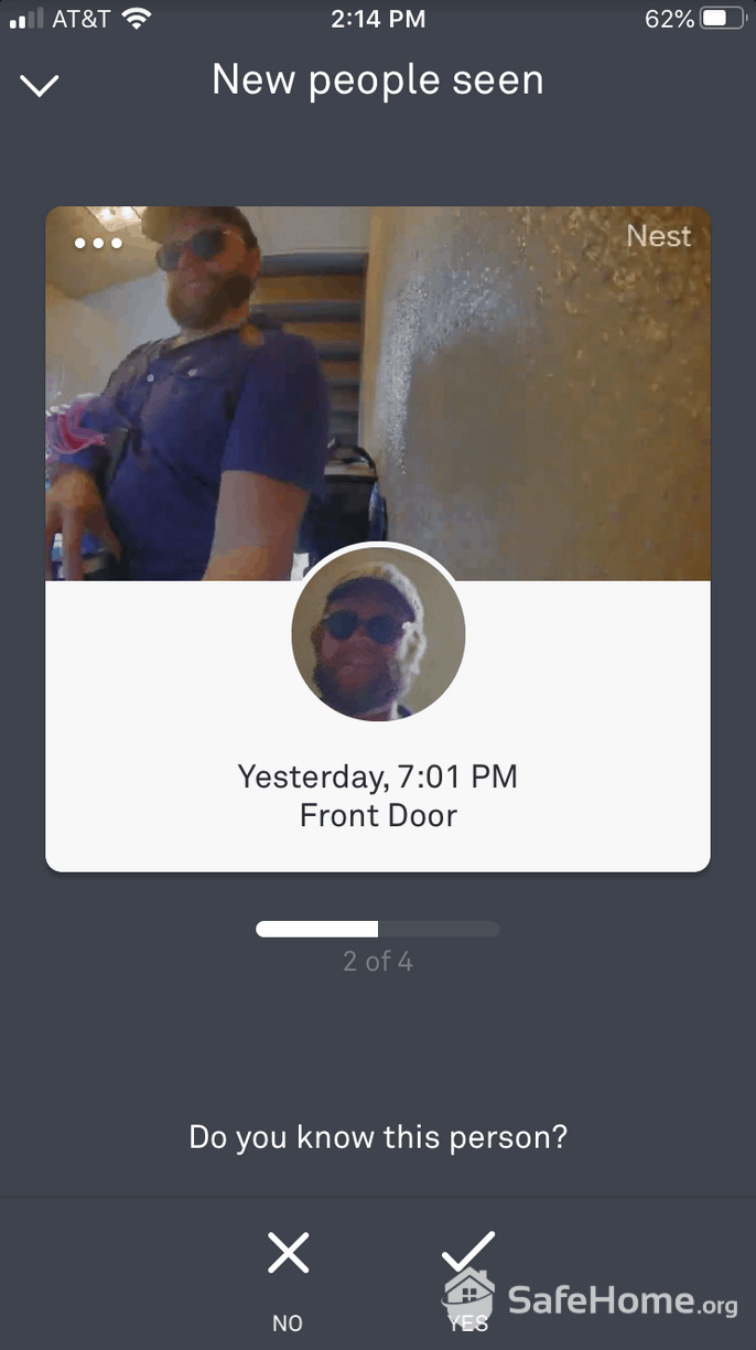 Nest Hello Person Detection