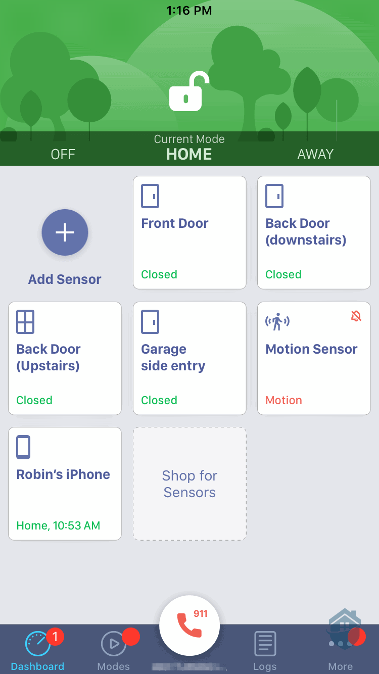 Ooma App Dashboard