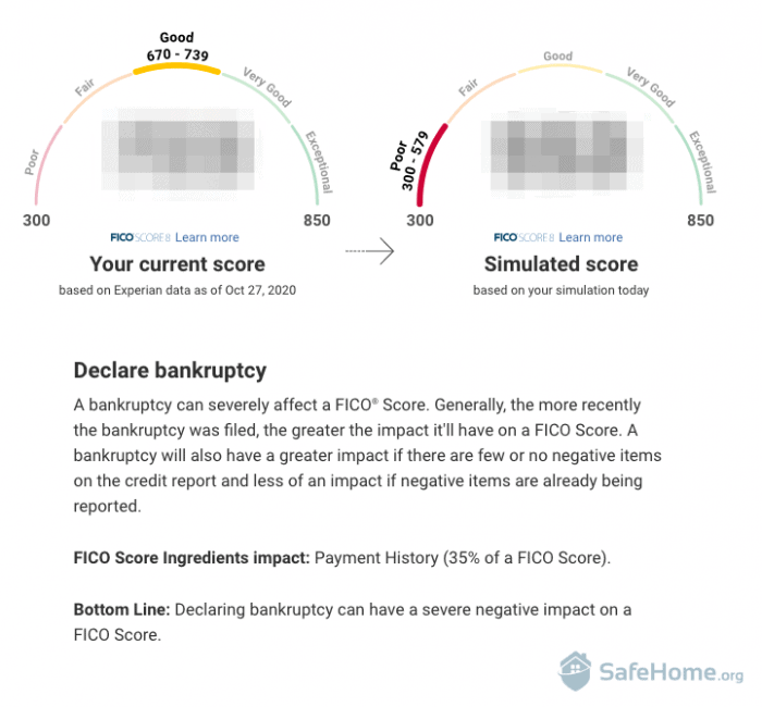 FICO 점수 시뮬레이터