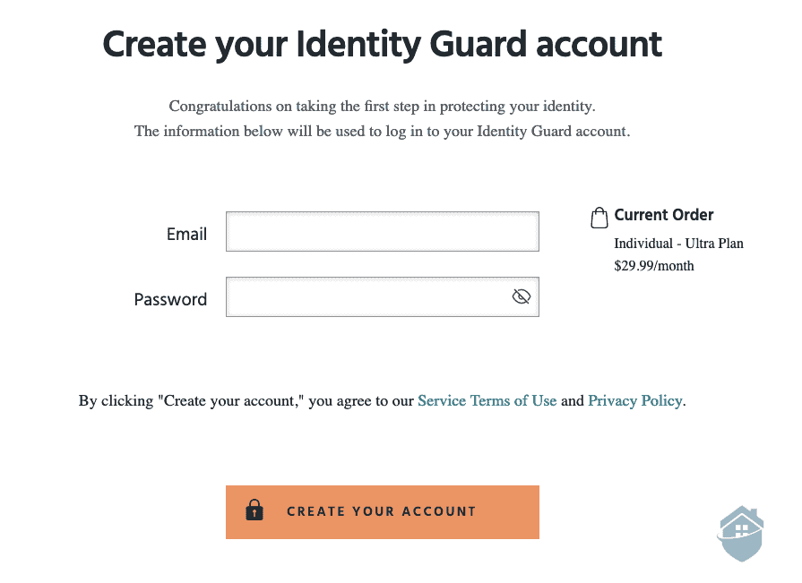 Identity Guard - Account Login