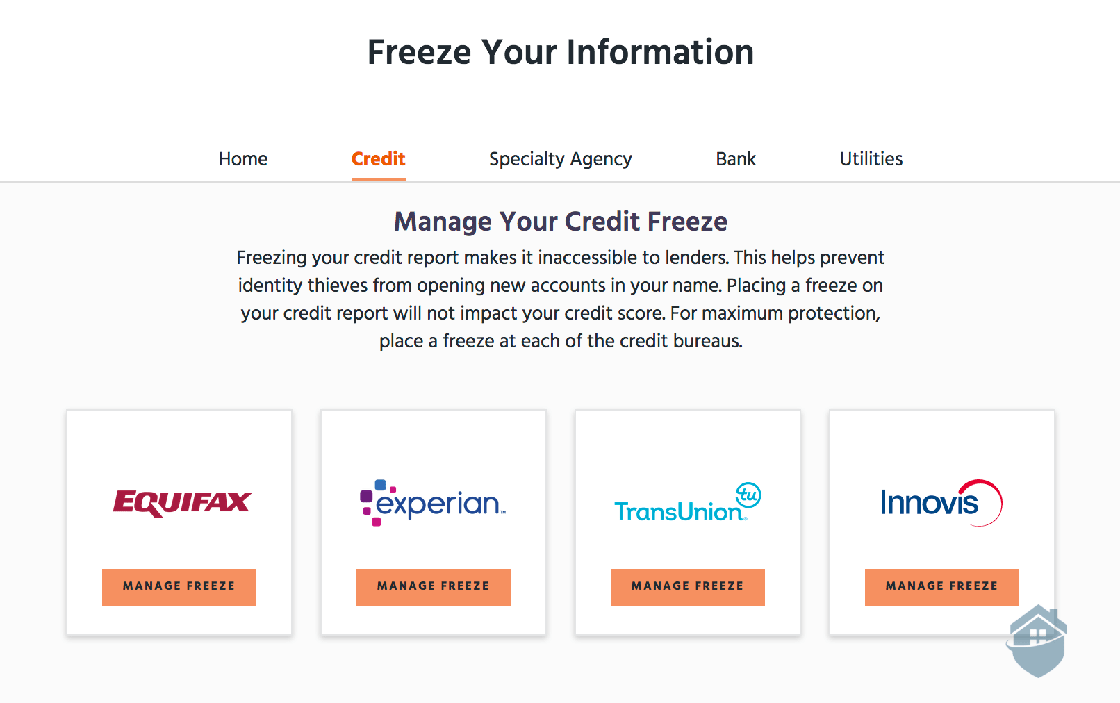 Identity Guard Credit Freeze