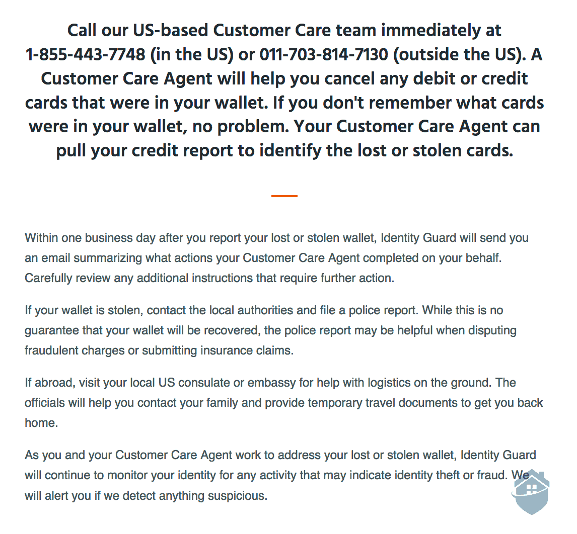 Identity Guard Customer Support