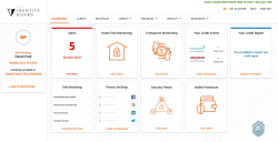 Identity Guard Dashboard
