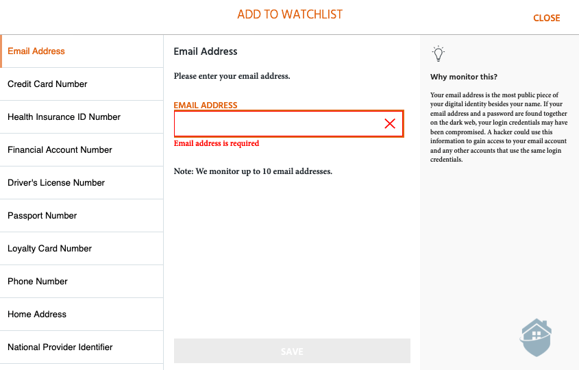 Identity Guard Monitoring