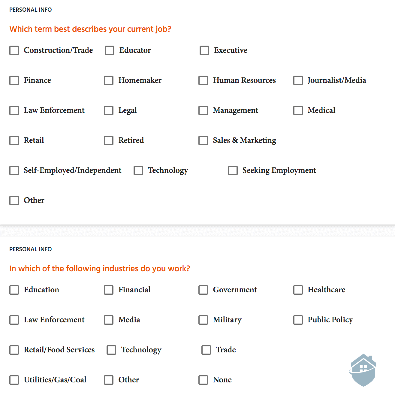 Identity Guard Personal Information Breakdown