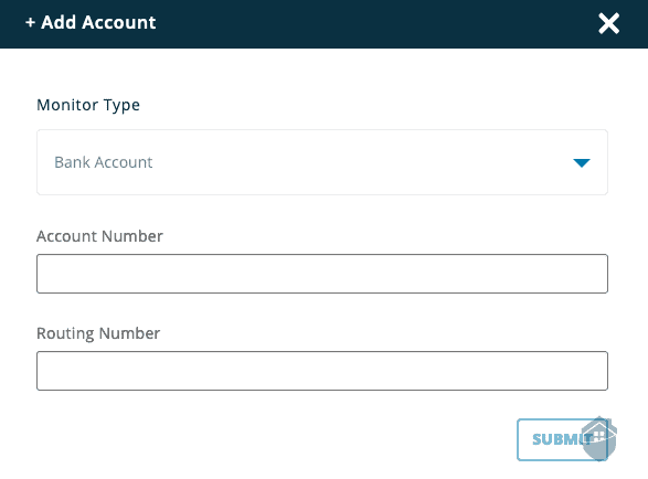 IdentityForce Bank Account Monitoring