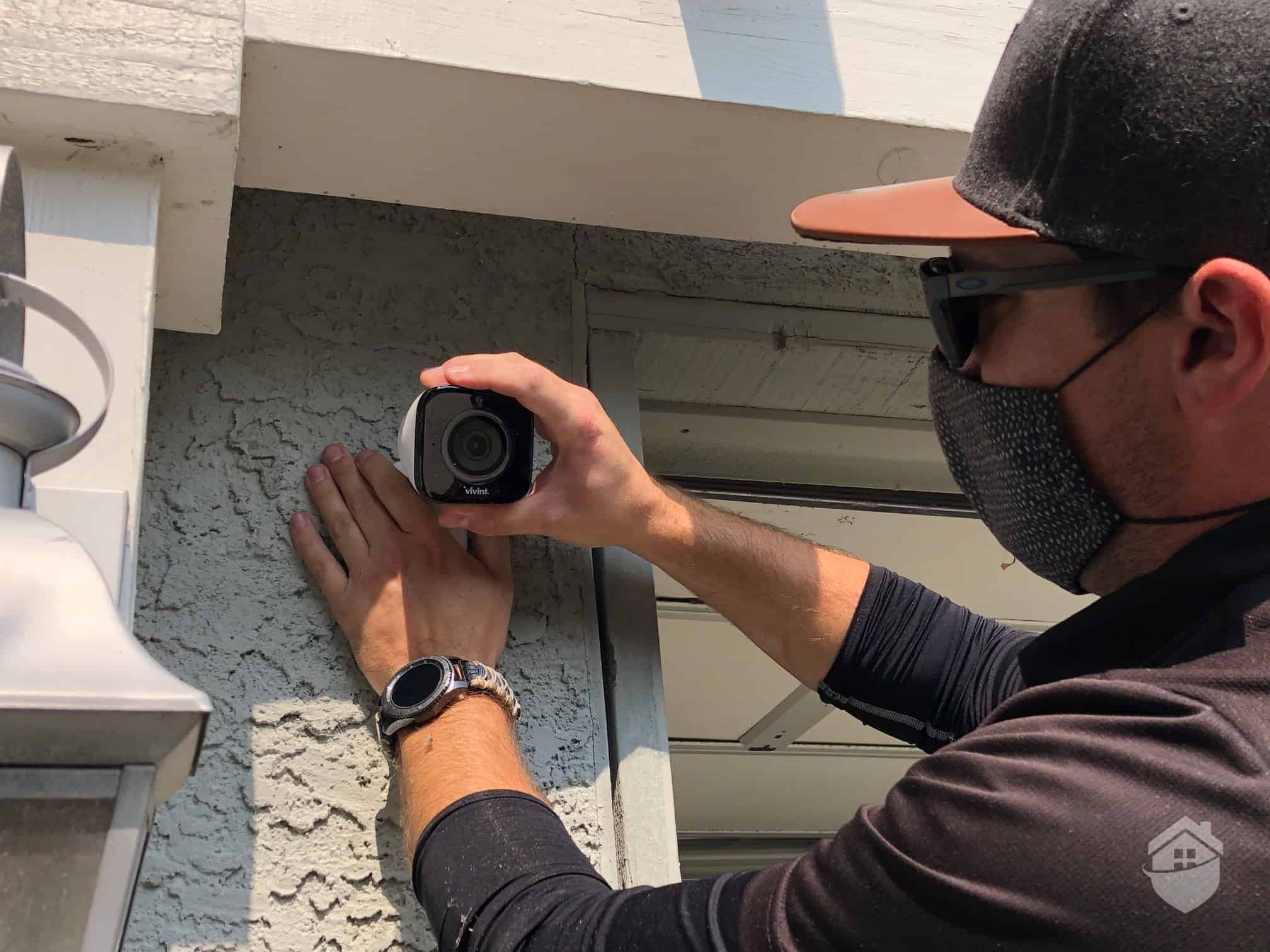 Installation Specialist, Don, Installing the Vivint Outdoor Camera