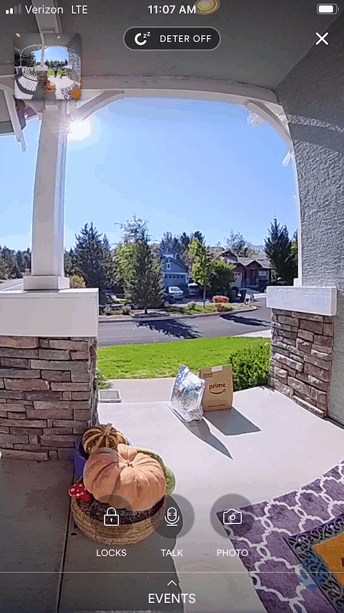 Live Video of the Vivint Doorbell