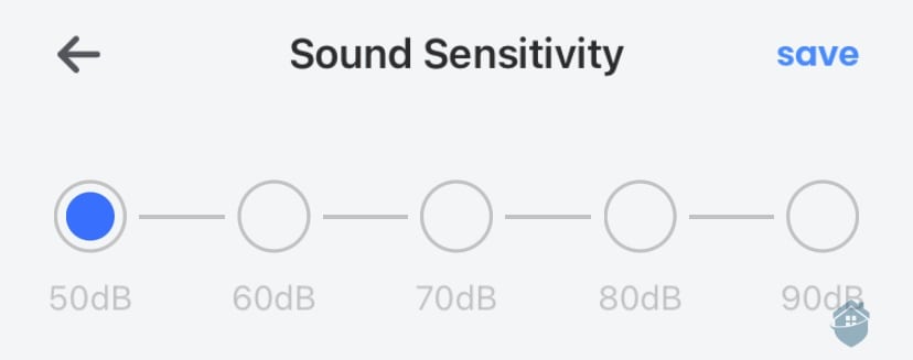 Lorex App Sound Sensitivity