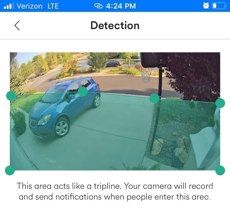 Vivint Motion Detection