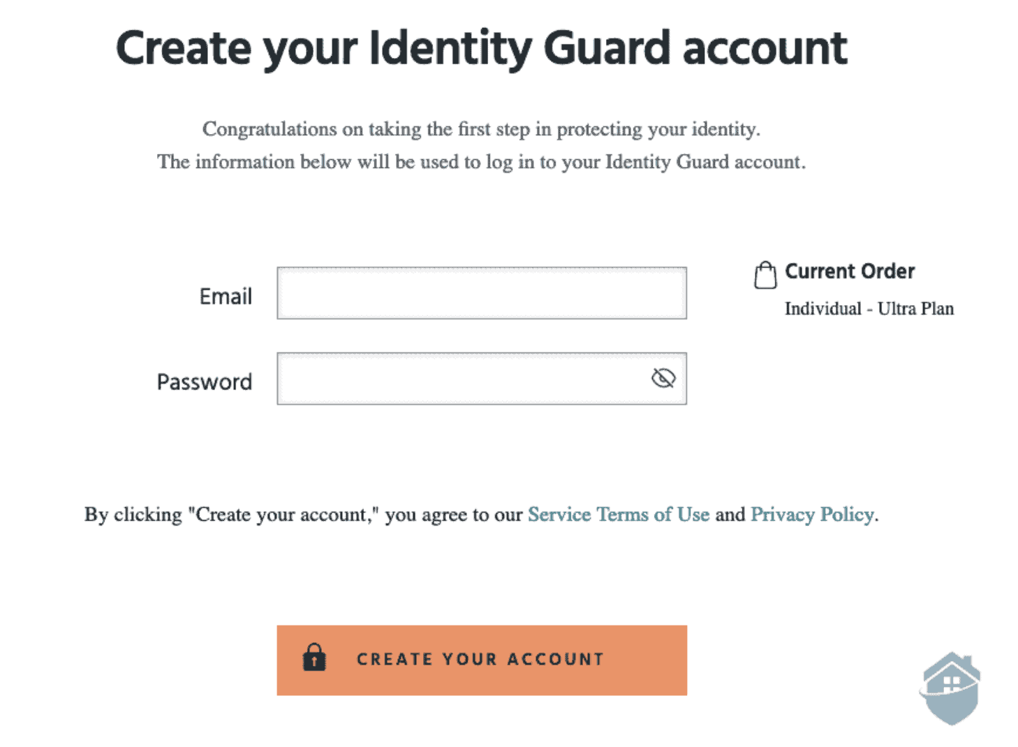 Guard de identidade - Login de conta
