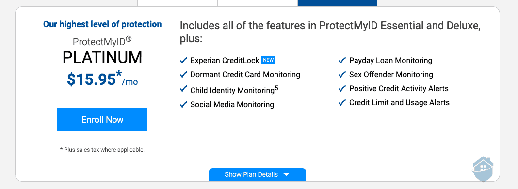ProtectMyID Plan Features