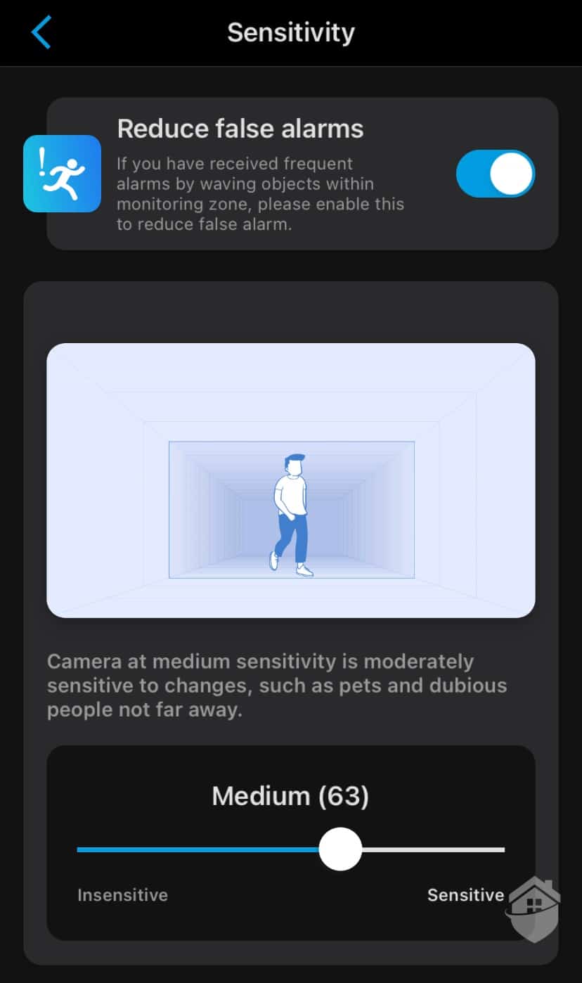 Reolink Argus 3 - Motion Sensitivity