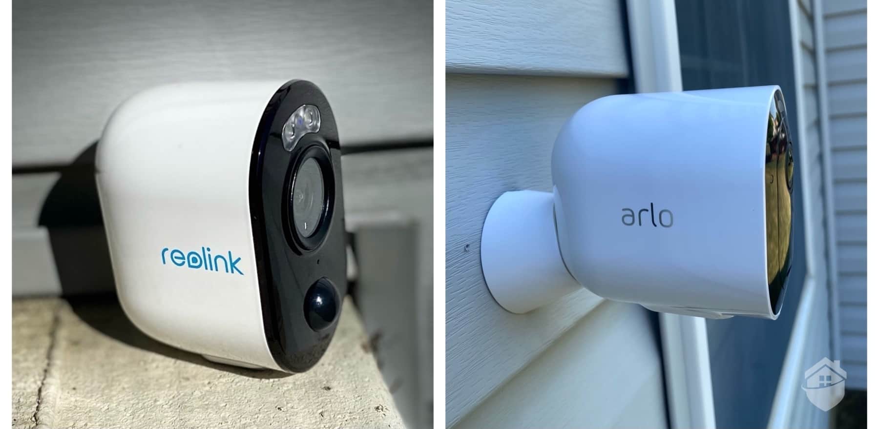 Reolink Argus 3 (left) vs. Arlo Pro 3