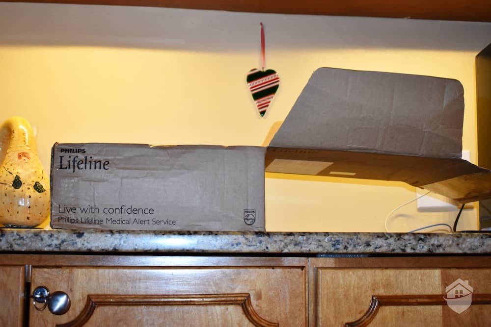 Box Lifeline was shipped in