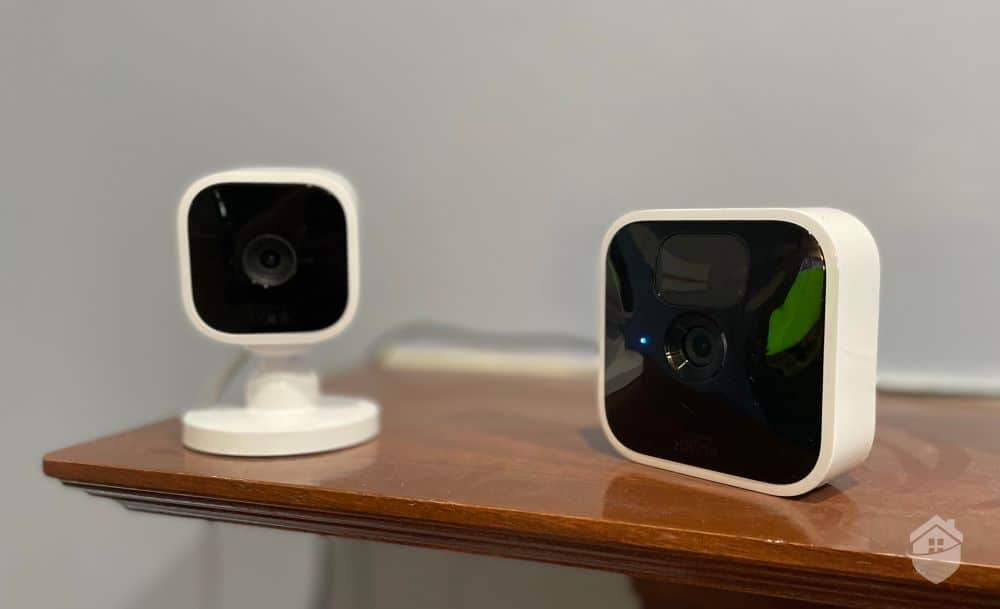 Blink Mini (left) and Blink Indoor (right) Cameras