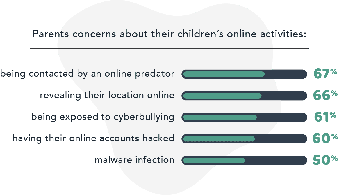 Parental concerns about online activity