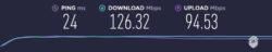 Computer Speeds using ExpressVPN after changing server