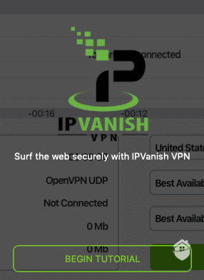 Tutorial de início do IPvanish