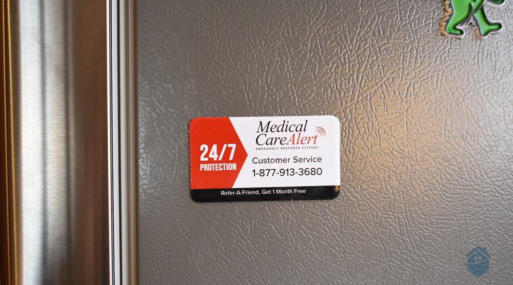 Medical Care Alert Customer Service Magnet