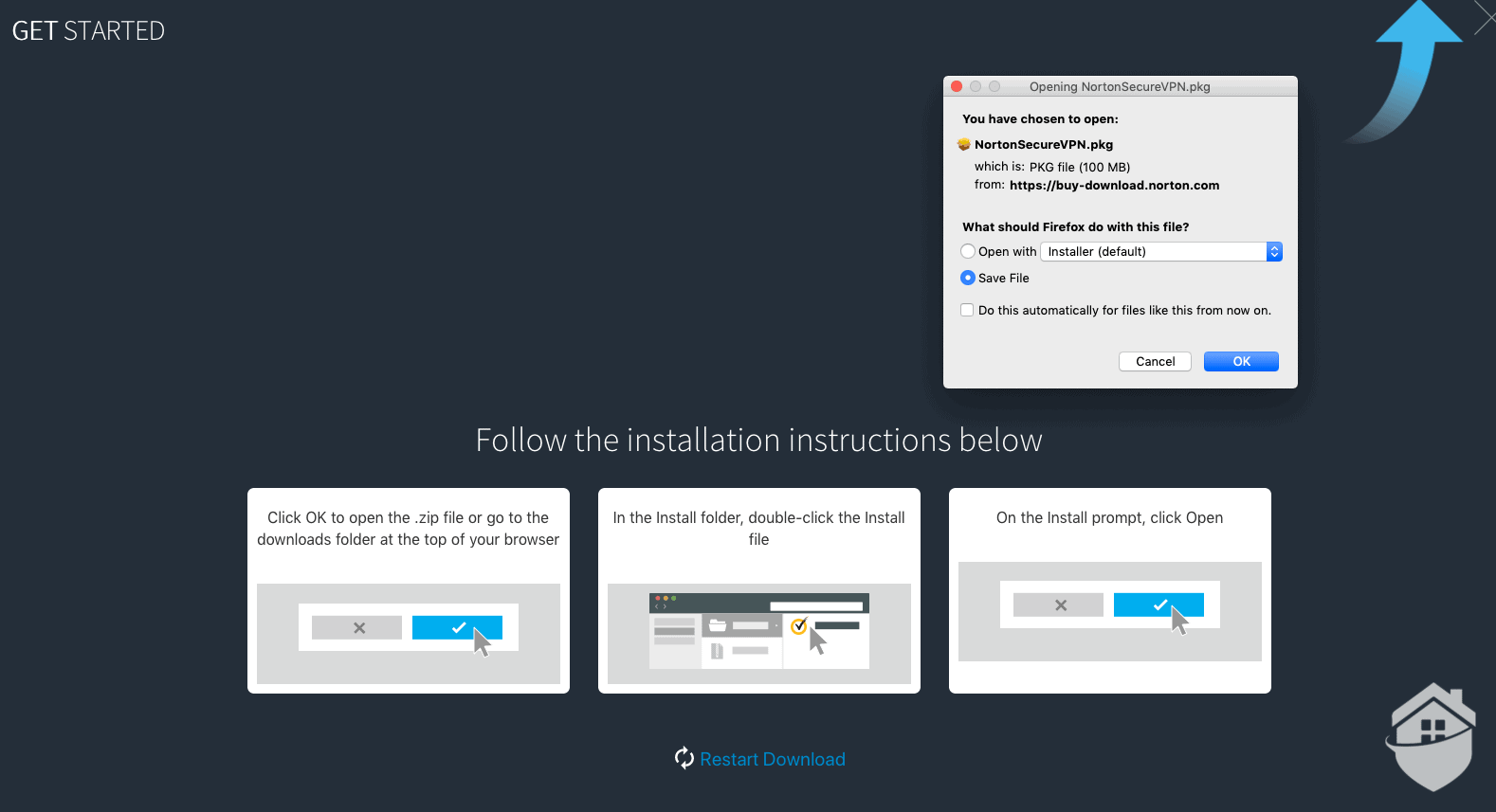 NortonVPN Installation Process