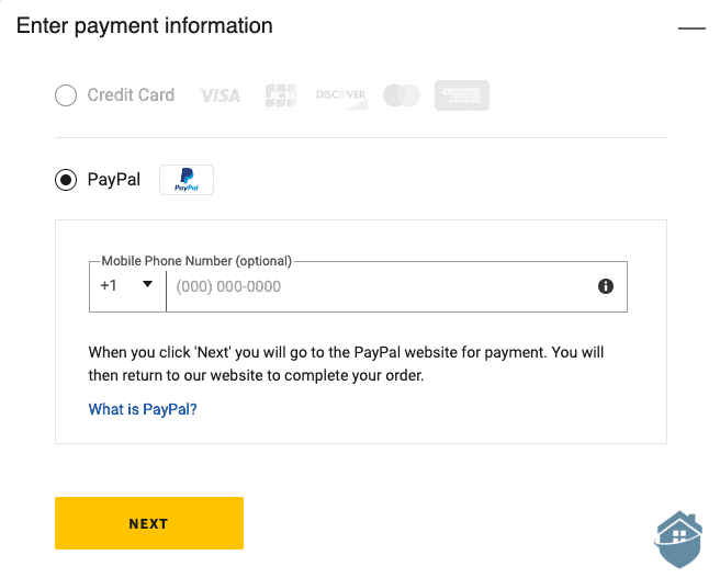 NortonVPN Payment Page